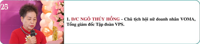 Ban chấp hành hội nữ doanh nhân VOMA