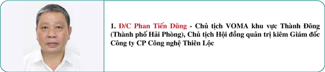 Ban chấp hành VOMA khu vực tỉnh, thành 