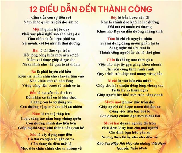 Chia sẻ đặc biệt của ông Nguyễn Tuấn Minh- Chủ tịch Hiệp hội Máy văn phòng Việt Nam, Chủ tịch Tập đoàn VPS