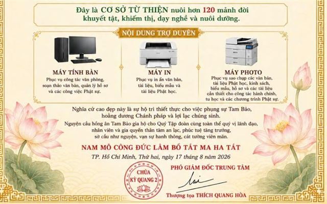 Lan tỏa yêu thương cùng VOMA