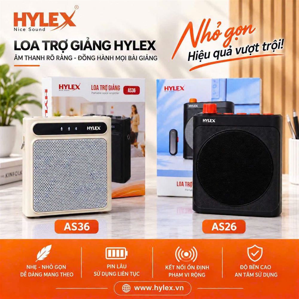 VOMA giới thiệu HYLEX AS36 & AS26 – Gọn hơn cho mỗi giờ lên lớp - LTG Technology 