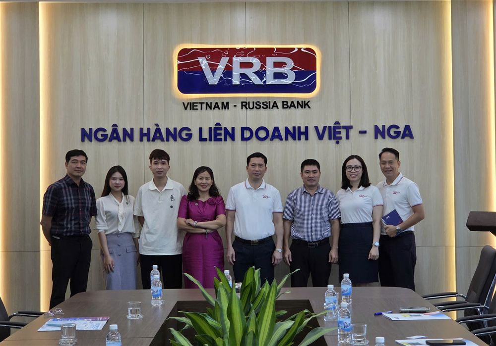 VOMA ĐẾN THĂM VÀ KẾT NỐI HỢP TÁC CÙNG NGÂN HÀNG LIÊN DOANH VIỆT - NGA (VRB)