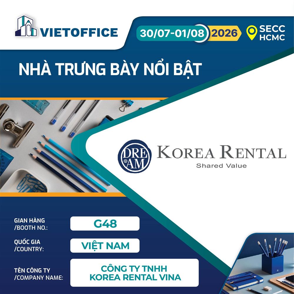 KOREA RENTAL VINA THAM GIA TRIỂN LÃM VIETOFFICE 2026