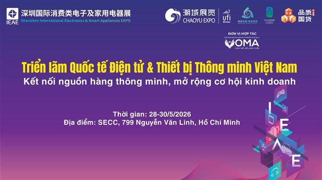 HIỆP HỘI MÁY VĂN PHÒNG VIỆT NAM (VOMA) ĐỒNG HÀNH CÙNG TRIỂN LÃM QUỐC TẾ ĐIỆN TỬ & THIẾT BỊ THÔNG MINH VIỆT NAM (IEAE 2026)