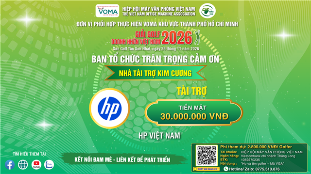 HP VIỆT NAM - NHÀ TÀI KIM CƯƠNG GIẢI GOLF DOANH NHÂN VIỆT NAM 2026