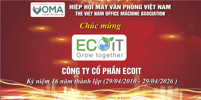 VOMA chúc mừng kỷ niệm 16 năm thành lập Công ty Cổ phần EcoIT 