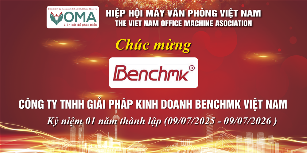 Chúc mừng thành lập Benchmk Việt Nam