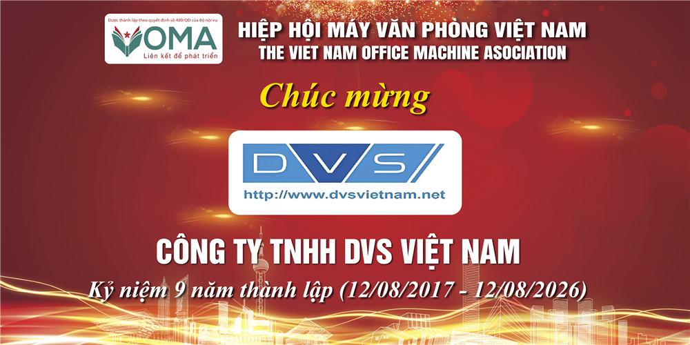 Kỷ niệm 9 năm thành lập Công ty TNHH DVS Việt Nam (12/08/2017 – 12/08/2026)
