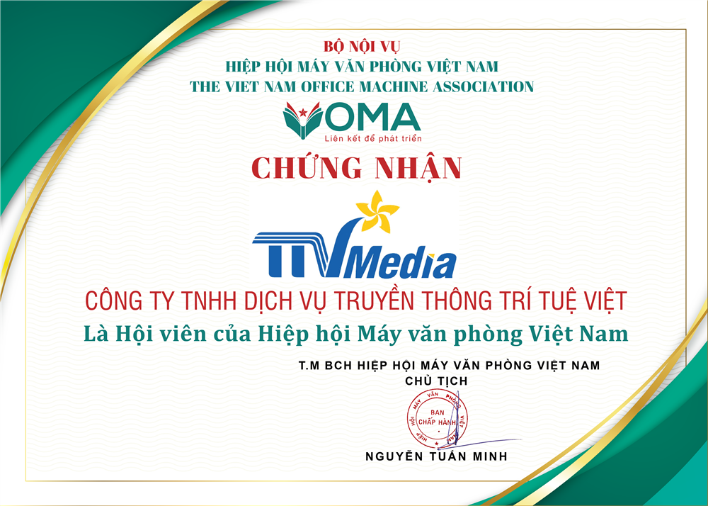  Công ty TNHH Dịch vụ Truyền thông Trí Tuệ Việt – Hội viên tiêu biểu