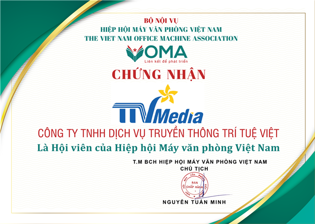  Công ty TNHH Dịch vụ Truyền thông Trí Tuệ Việt – Hội viên tiêu biểu