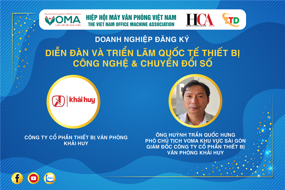 KHẢI HUY THAM GIA DIỄN ĐÀN & TRIỂN LÃM QUỐC TẾ THIẾT BỊ CÔNG NGHỆ & CHUYỂN ĐỔI SỐ 2025