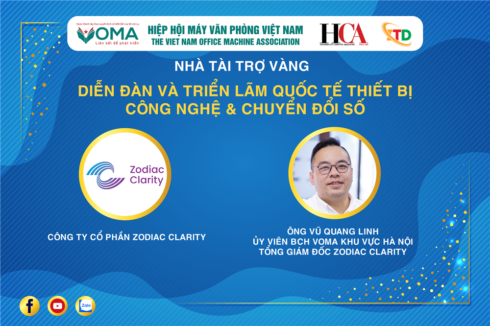 CÔNG TY CỔ PHẦN ZODIAC CLARITY CHÍNH THỨC THAM GIA DIỄN ĐÀN & TRIỂN LÃM QUỐC TẾ THIẾT BỊ CÔNG NGHỆ & CHUYỂN ĐỔI SỐ 2025