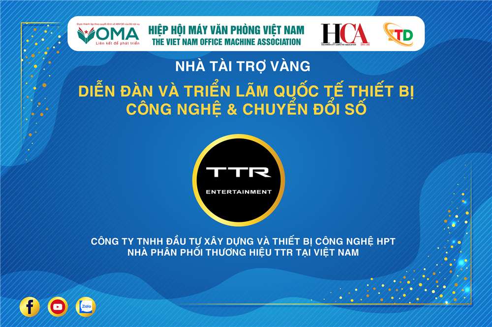 CÔNG TY TNHH ĐẦU TƯ XÂY DỰNG VÀ THIẾT BỊ CÔNG NGHỆ HPT - NHÀ PHÂN PHỐI THƯƠNG HIỆU TTR TẠI VIỆT NAM