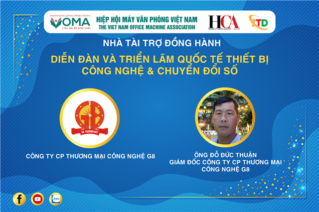 CÔNG TY CỔ PHẦN THƯƠNG MẠI CÔNG NGHỆ G8 - NHÀ TÀI TRỢ ĐỒNG HÀNH TẠI SỰ KIỆN