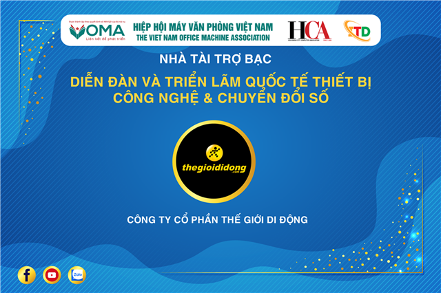 CÔNG TY CỔ PHẦN THẾ GIỚI DI ĐỘNG TRỞ THÀNH NHÀ TÀI TRỢ BẠC TẠI DIỄN ĐÀN & TRIỂN LÃM QUỐC TẾ THIẾT BỊ CÔNG NGHỆ & CHUYỂN ĐỔI SỐ 2025