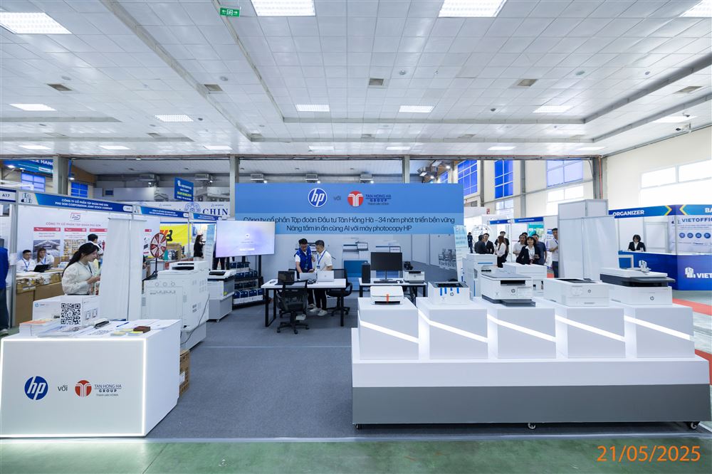 HP & TÂN HỒNG HÀ GROUP TẠI VIETOFFICE 2025: KIẾN TẠO GIẢI PHÁP VĂN PHÒNG TOÀN DIỆN – HƯỚNG ĐẾN CHUYỂN ĐỔI SỐ BỀN VỮNG