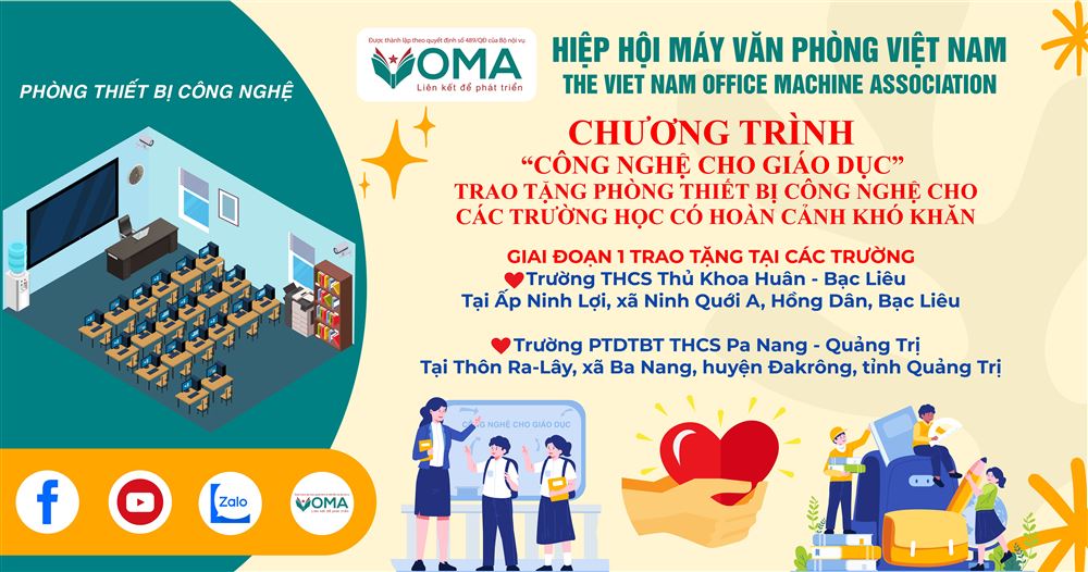 CHUNG TAY CÙNG VOMA – CÔNG NGHỆ CHO GIÁO DỤC