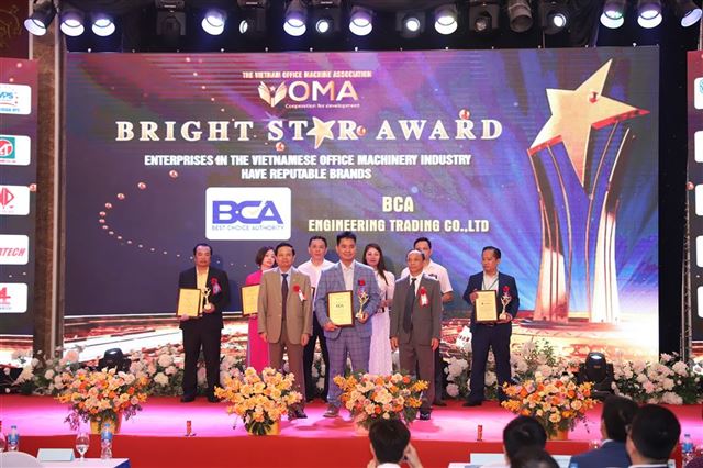 DOANH NGHIỆP SAO SÁNG 2024 – CÔNG TY TNHH THƯƠNG MẠI KỸ THUẬT BCA “THƯƠNG HIỆU UY TÍN NGÀNH MÁY VĂN PHÒNG VIỆT NAM”