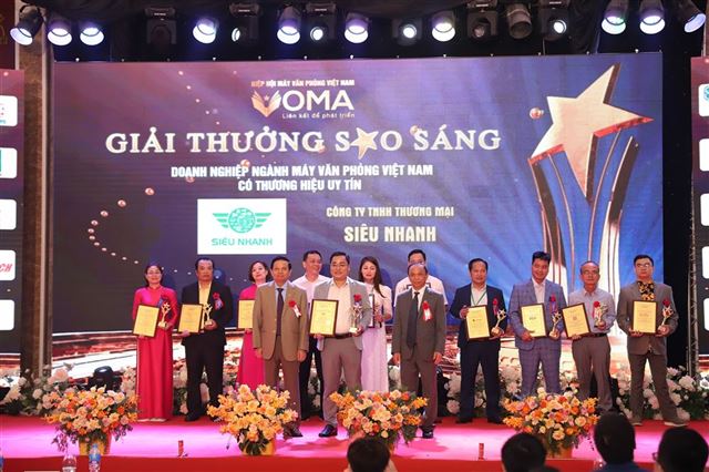 DOANH NGHIỆP SAO SÁNG 2024 – CÔNG TY TNHH THƯƠNG MẠI SIÊU NHANH “THƯƠNG HIỆU UY TÍN NGÀNH MÁY VĂN PHÒNG VIỆT NAM”