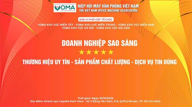 DOANH NGHIỆP SAO SÁNG 2025 – VINH DANH NHỮNG GIÁ TRỊ BỀN VỮNG, KẾT NỐI NIỀM TIN VIỆT