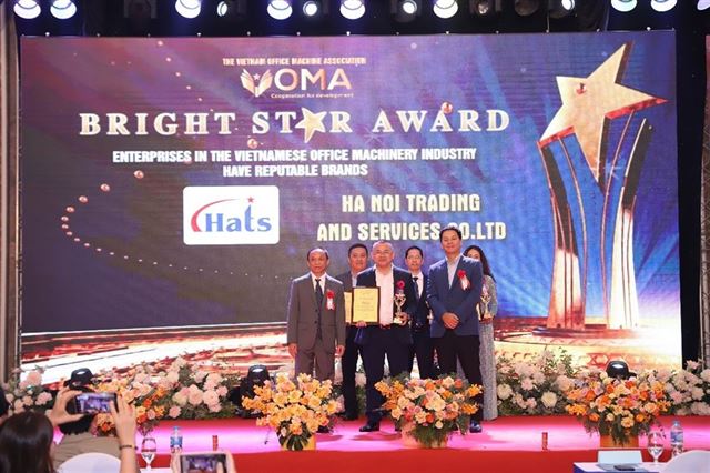 DOANH NGHIỆP SAO SÁNG 2024 - CÔNG TY TNHH THƯƠNG MẠI VÀ DỊCH VỤ HÀ NỘI (HATS) – THƯƠNG HIỆU UY TÍN NGÀNH MÁY VĂN PHÒNG VIỆT NAM