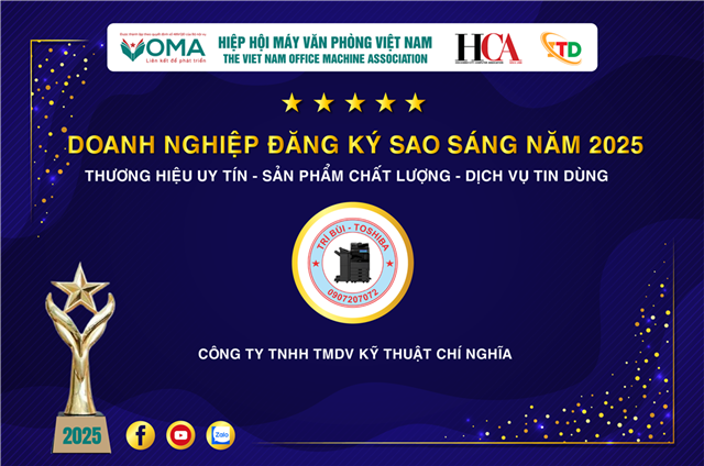 CÔNG TY TNHH TMDV KỸ THUẬT CHÍ NGHĨA ĐĂNG KÝ THAM GIA GIẢI THƯỞNG SAO SÁNG 2025