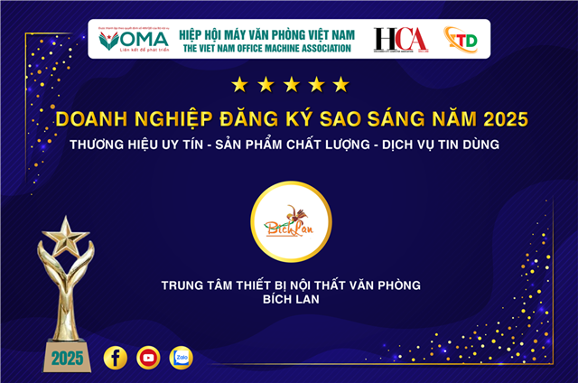 Trung tâm thiết bị nội thất văn phòng Bích Lan chính thức đăng ký tham gia Giải thưởng Sao Sáng 2025