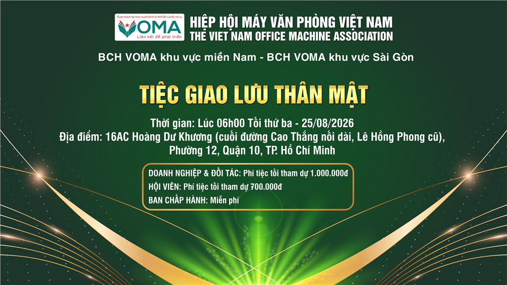 TIỆC GIAO LƯU THÂN MẬT – VOMA 