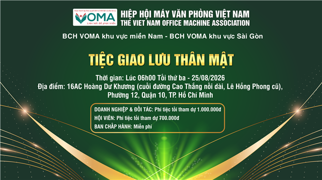 TIỆC GIAO LƯU THÂN MẬT – VOMA 
