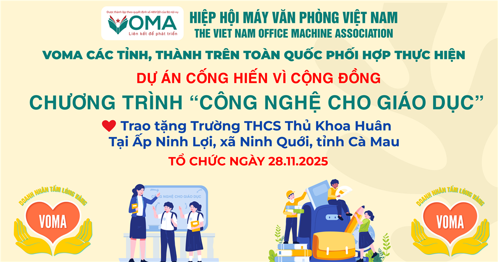 CHƯƠNG TRÌNH “CÔNG NGHỆ CHO GIÁO DỤC” – DỰ ÁN CỐNG HIẾN VÌ CỘNG ĐỒNG