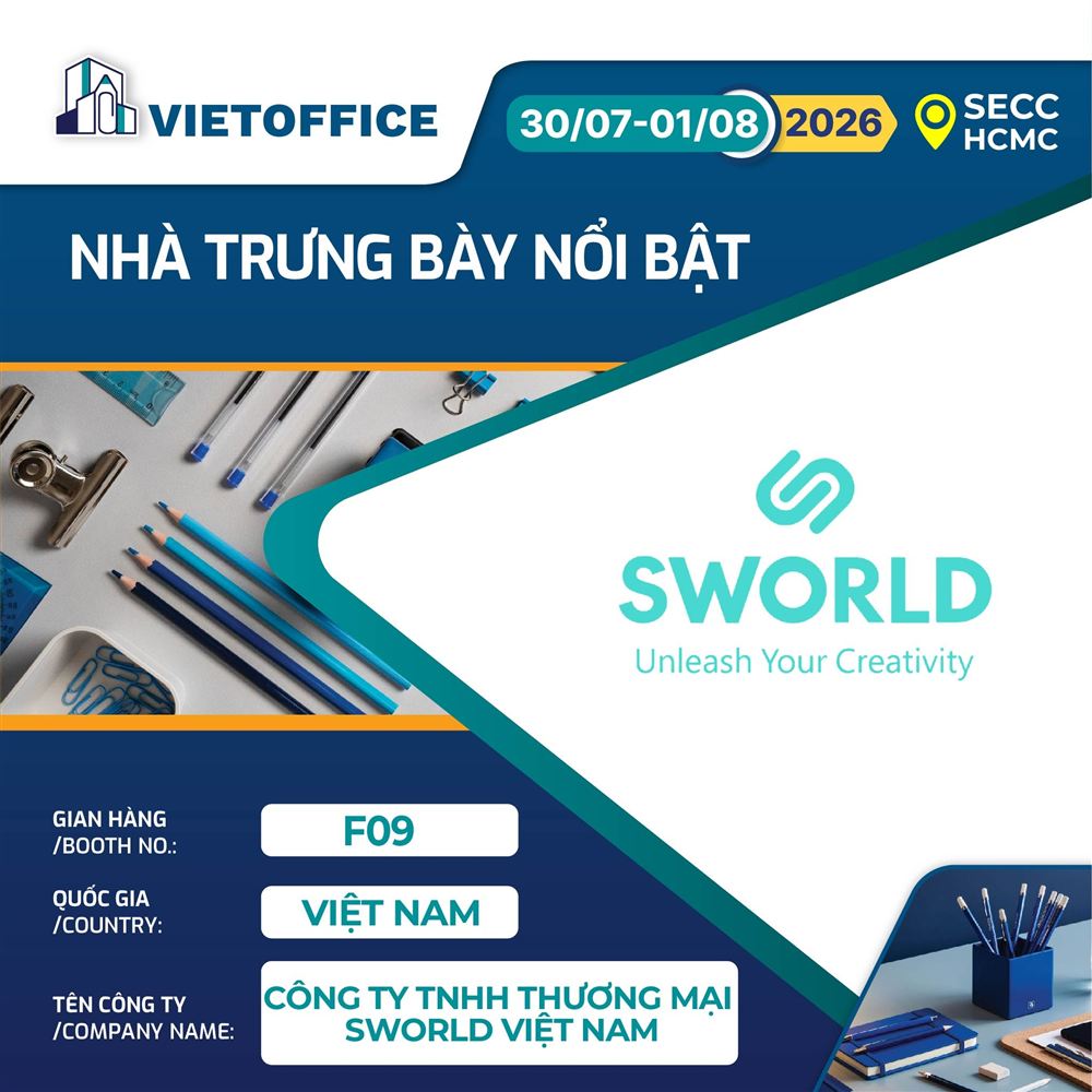  CÔNG TY TNHH THƯƠNG MẠI SWORLD VIỆT NAM THAM GIA TRIỂN LÃM VIETOFFICE 2026