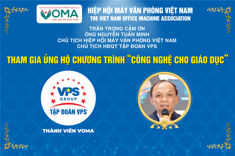 Ông Nguyễn Tuấn Minh đồng hành cùng Chương trình “Công nghệ cho Giáo dục”