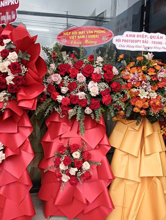 A group of flowers in a row

AI-generated content may be incorrect.