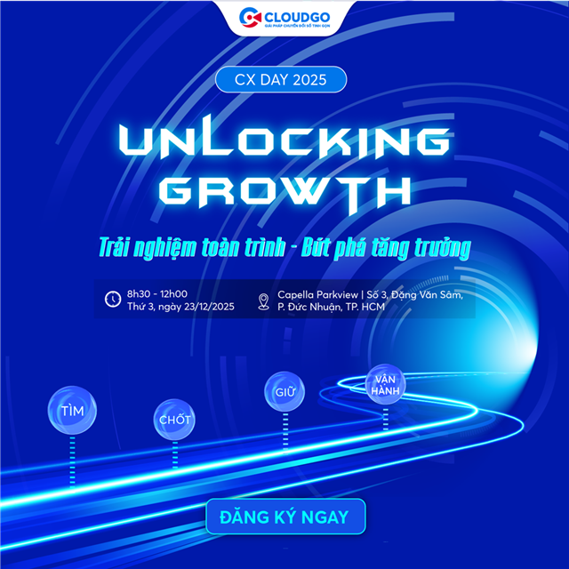 VOMA ĐỒNG HÀNH CÙNG CLOUDGO TẠI CX DAY 2025 – UNLOCKING GROWTH 