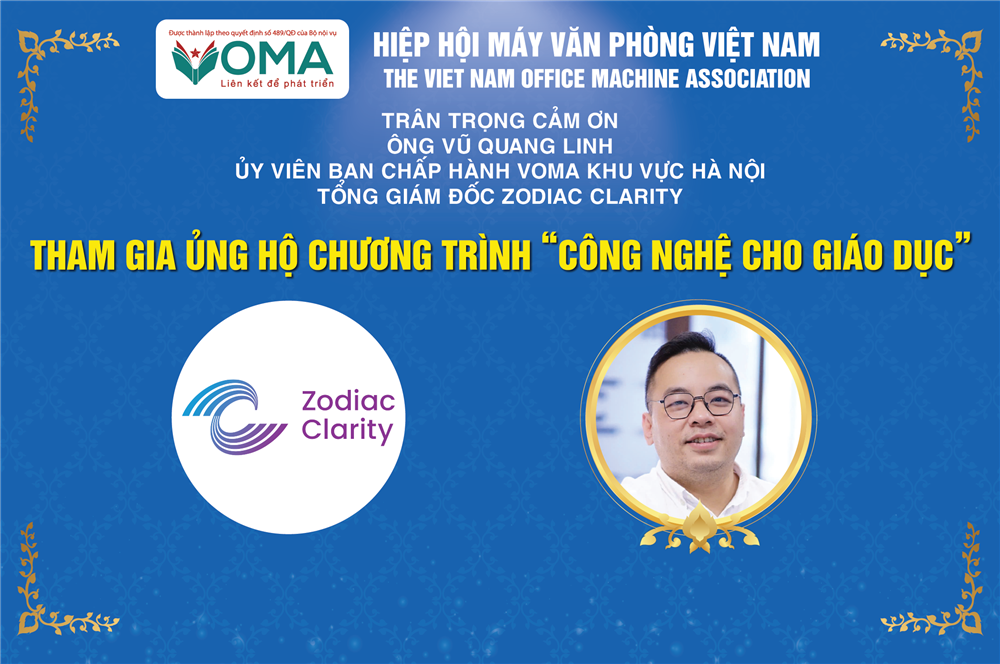 HIỆP HỘI MÁY VĂN PHÒNG VIỆT NAM TRÂN TRỌNG CẢM ƠN ÔNG VŨ QUANG LINH