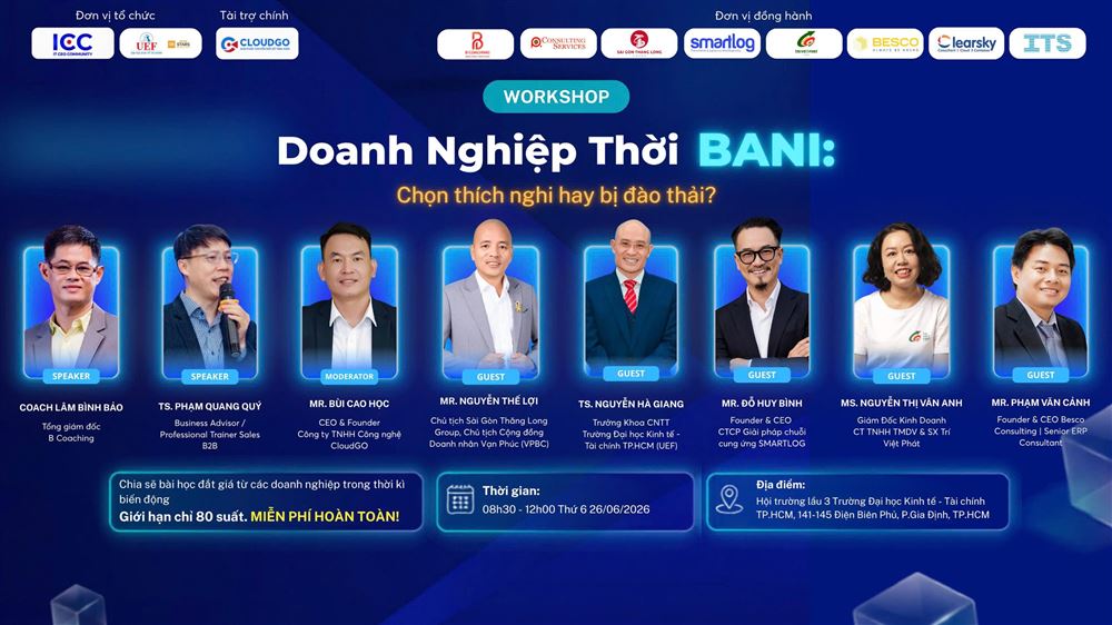 “Doanh nghiệp thời BANI: Chọn thích nghi hay bị đào thải”