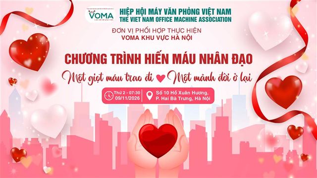 CHƯƠNG TRÌNH HIẾN MÁU NHÂN ĐẠO 2026