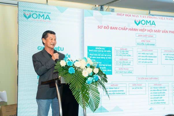 Ông Mạch Quốc Nguyên - Ủy viên BCH Hiệp Hội máy văn phòng Việt Nam (Voma)