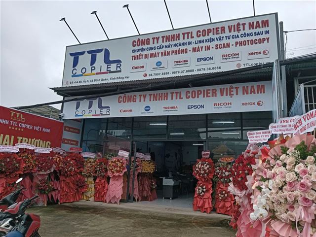 TTL COPIER VIỆT NAM KHAI TRƯƠNG CHI NHÁNH MỚI TẠI ĐỒNG NAI