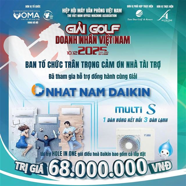 Công ty TNHH Global Nhật Nam – Nhà tài trợ danh giá cho giải thưởng Hole in One 2025