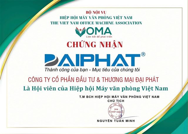 CÔNG TY CỔ PHẦN ĐẦU TƯ & THƯƠNG MẠI ĐẠI PHÁT (DAI PHAT CORP.,) TRỞ THÀNH THÀNH VIÊN VOMA