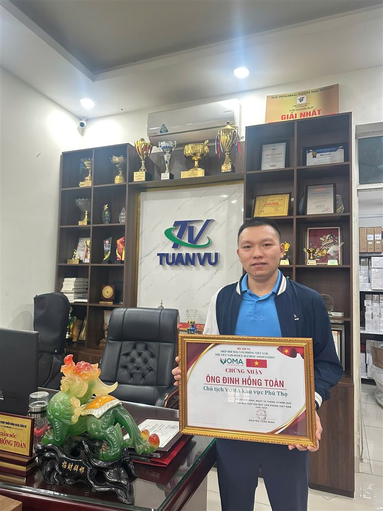 Hiệp hội Máy Văn phòng Việt Nam gặp gỡ Chủ tịch VOMA khu vực Phú Thọ - Ông Đinh Hồng Toàn