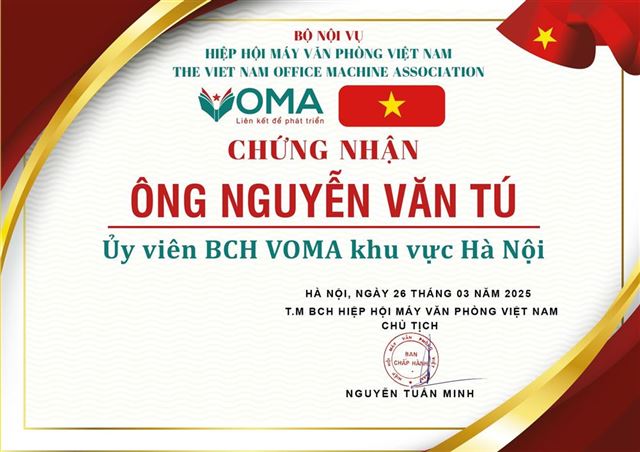 GIỚI THIỆU ÔNG NGUYỄN VĂN TÚ – ỦY VIÊN BCH VOMA KHU VỰC HÀ NỘI 
