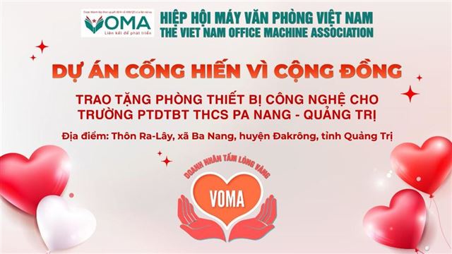  Doanh nghiệp đồng hành – Trao tặng phòng thiết bị công nghệ cho học sinh Pa Nang