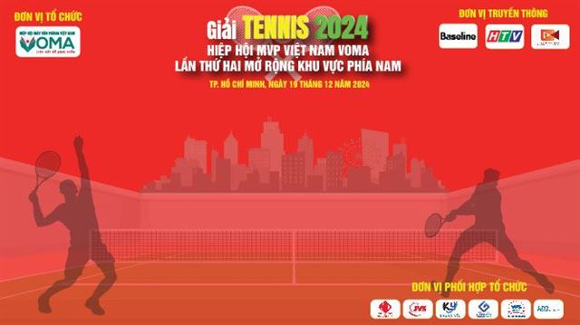 GIẢI TENNIS HIỆP HỘI MVP VIỆT NAM LẦN THỨ 2 MỞ RỘNG KHU VỰC PHÍA NAM TRÊN ĐÀI TRUYỀN HÌNH TP.HCM